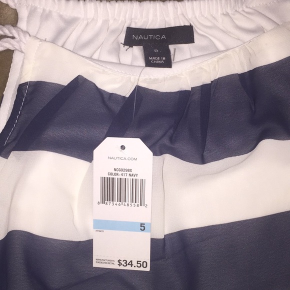 ✨Host Pick✨ Nautica girls size 5 striped dress - Picture 3 of 5